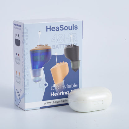 HeaSouls CIC Hearing Aids +  UV Sterilizer
