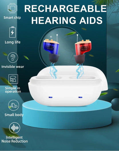 HeaSouls CIC Hearing Aids +  UV Sterilizer