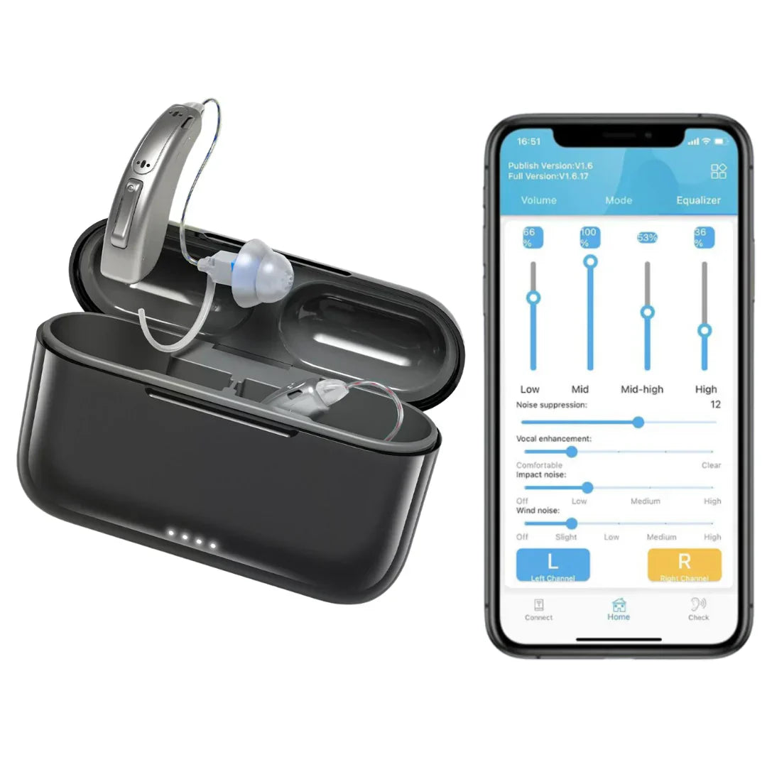 HeaSouls Smart, Self-Fitting Bluetooth Hearing Aids (App Controlled)