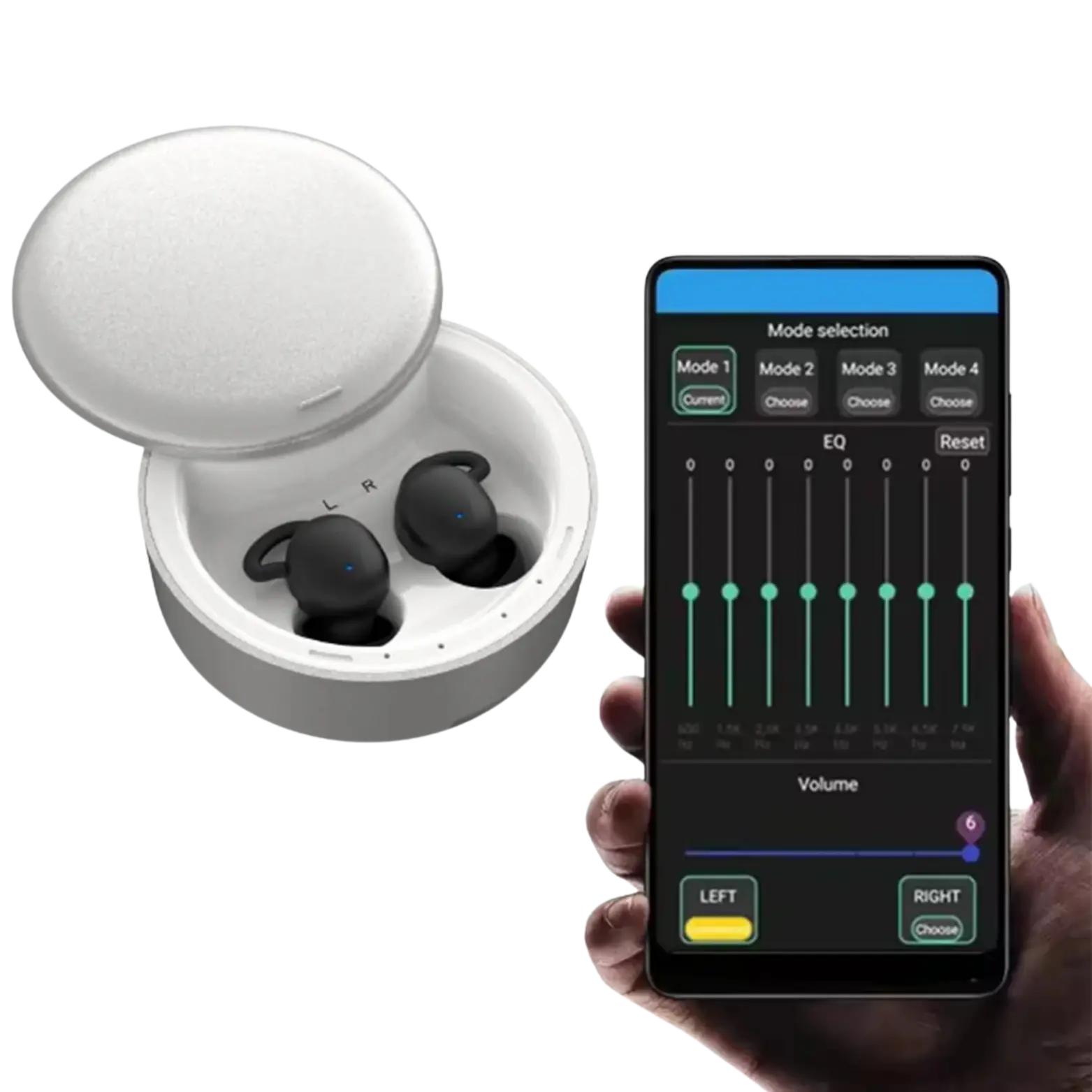 HeaSouls™ Bluetooth Hearing Aids ITE (App Controlled)